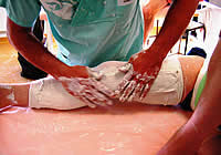 Attelles pl&acirc;tr&eacute;es